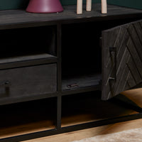 Starfurn TV-meubel New York zwart | 165 cm - Mooier Thuis
