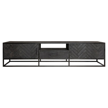 TV-meubel New York zwart | 210 cm