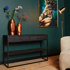 Consoletafel New York zwart | 120 cm