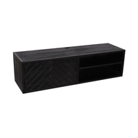Starfurn Zwevend TV-meubel New York zwart | 120 cm - Mooier Thuis