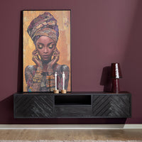 Zwevend TV-meubel New York zwart | 160 cm - Mooier Thuis