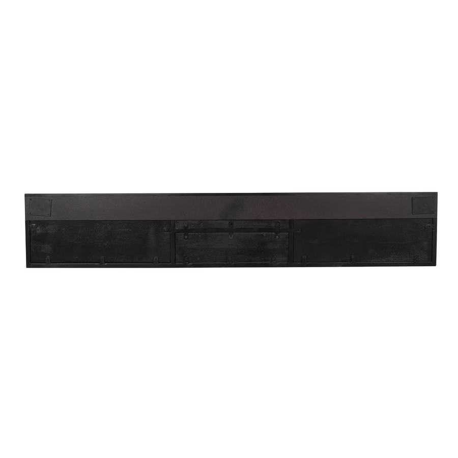 Floating TV Unit Herringbone New York – Ophanglijst aan de achterkant