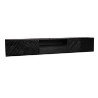 Zwevend TV-meubel New York zwart | 240 cm - afbeelding 2