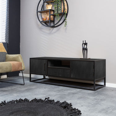 TV-meubel Denver Zwart | 145 cm