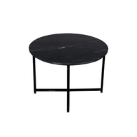 Salontafel Collin | Zwart marmer 75 cm