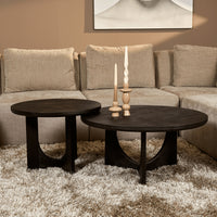 Salontafel Guus | Zwart | 60 cm - Mooier Thuis