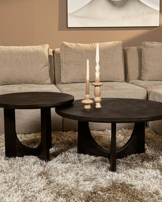 Salontafel Guus | Zwart | 60 cm - Mooier Thuis