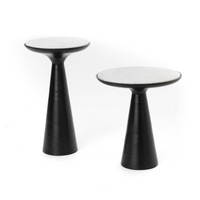 Bijzettafel Essy | Zwart | 38 cm - Mooier Thuis