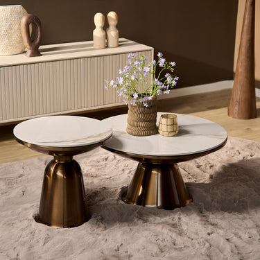 Salontafelset Alix goud | 2-delig