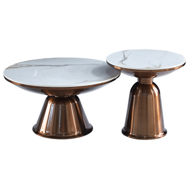 Salontafelset Alix goud | 2-delig