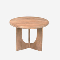 Salontafel Guus Naturel Mangohout 60 cm - Mooier Thuis