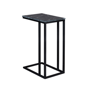Bijzettafel Marmer | Hoog | Zwart