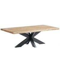 Boomstam salontafel met natuurlijke rand 120 x 60 cm
