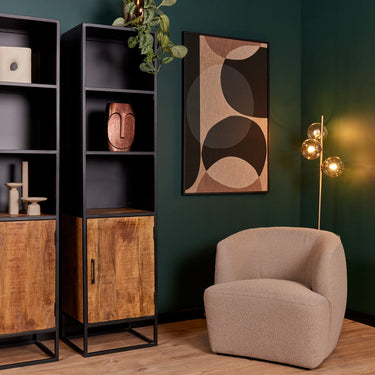 Boekenkast Oakland naturel | 50 cm