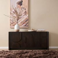 Dressoir Zana bruin | 160 cm