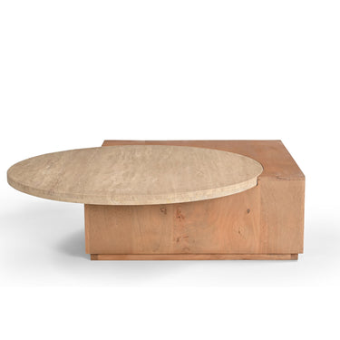 Salontafel Numa naturel travertin | 103 cm