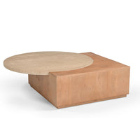 Starfurn Salontafel Numa naturel travertin | 103 cm - Mooier Thuis