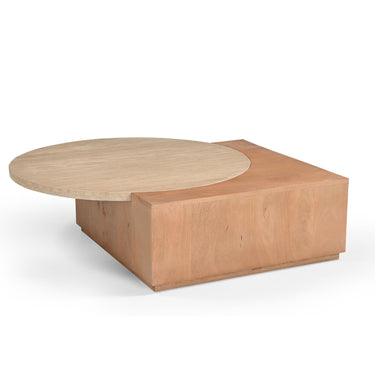 Salontafel Numa naturel travertin | 103 cm
