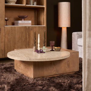 Couchtisch Numa Natur-Travertin | 103 cm