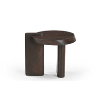 Bijzettafel Rava bruin mangohout 50 cm