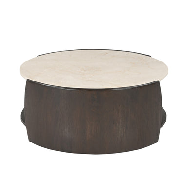 Salontafel Rune Botticino marmer 80 cm - afbeelding 2