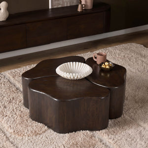 Salontafel Elara Mangohout Bruin 115 cm