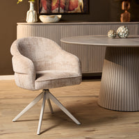 Zitting eetkamerstoel Bella Beige