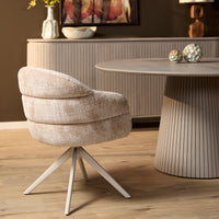 Zitting eetkamerstoel Bella Beige