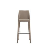 Barkruk Floor taupe kunstleer