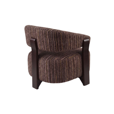 Fauteuil Juun bruin schuin van achteren