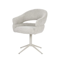 Draaibare eetkamerstoel Lily beige