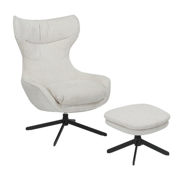 Fauteuil Olivia | gebroken wit | 77 x 108 cm