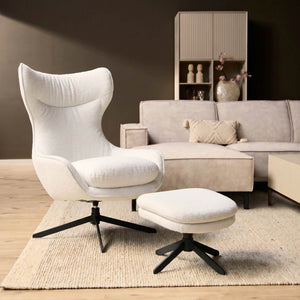 Sessel Olivia | Gebrochen Weiß | 77 x 108 cm