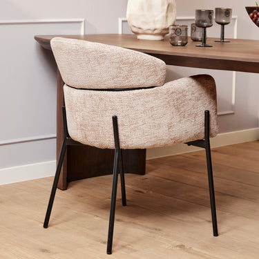 Set van 2 - Eetkamerstoel Otis Beige