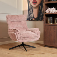 Fauteuil Vera roze | 115 x 59 cm - Mooier Thuis