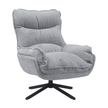 Fauteuil Vera lichtgrijs | 115 x 59 cm