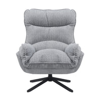 Starfurn Fauteuil Vera lichtgrijs | 115 x 59 cm - Mooier Thuis