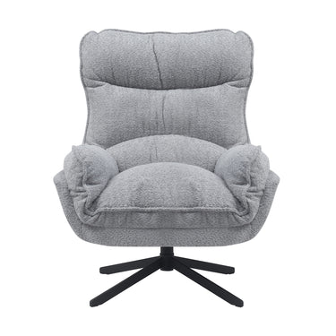Fauteuil Vera lichtgrijs | 115 x 59 cm