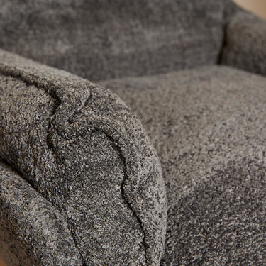 Fauteuil Vera donkergrijs | 115 x 59 cm