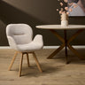 Eetkamerstoel Jesse Beige - 59 cm breed - Mooier Thuis