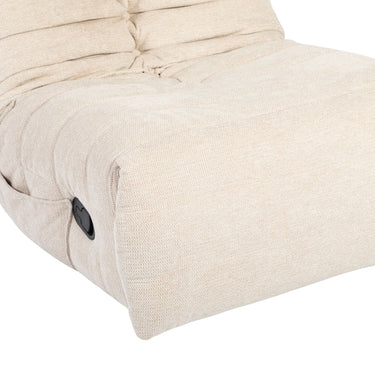 Relaxfauteuil Zen beige | Aragon 03 stof