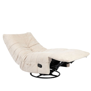 Relaxfauteuil Zen beige | Aragon 03 stof