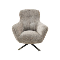 Draaibare fauteuil Nena bruin