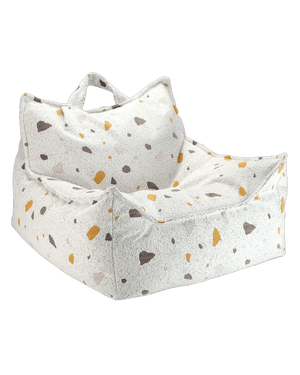 Wigiwama Zitzakstoel met Terrazzo print