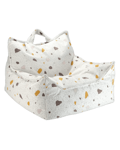 Wigiwama Zitzakstoel met Terrazzo print