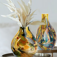 Terroso Vaas Jungle Smal - Handgemaakt Glas - 25 cm