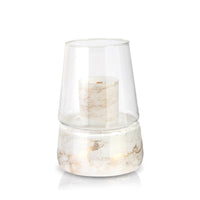 Terroso Geurlamp Wit - Marmerglas - 28 cm