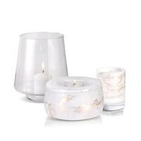 Terroso Geurlamp Wit - Marmerglas - 28 cm