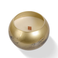 Terroso Geurkaars Goud - Marmerglas - 26 cm