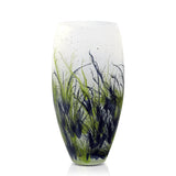 Terroso Vaas Nature - Marmerglas - 38 cm - groen en blauw - Mooier Thuis